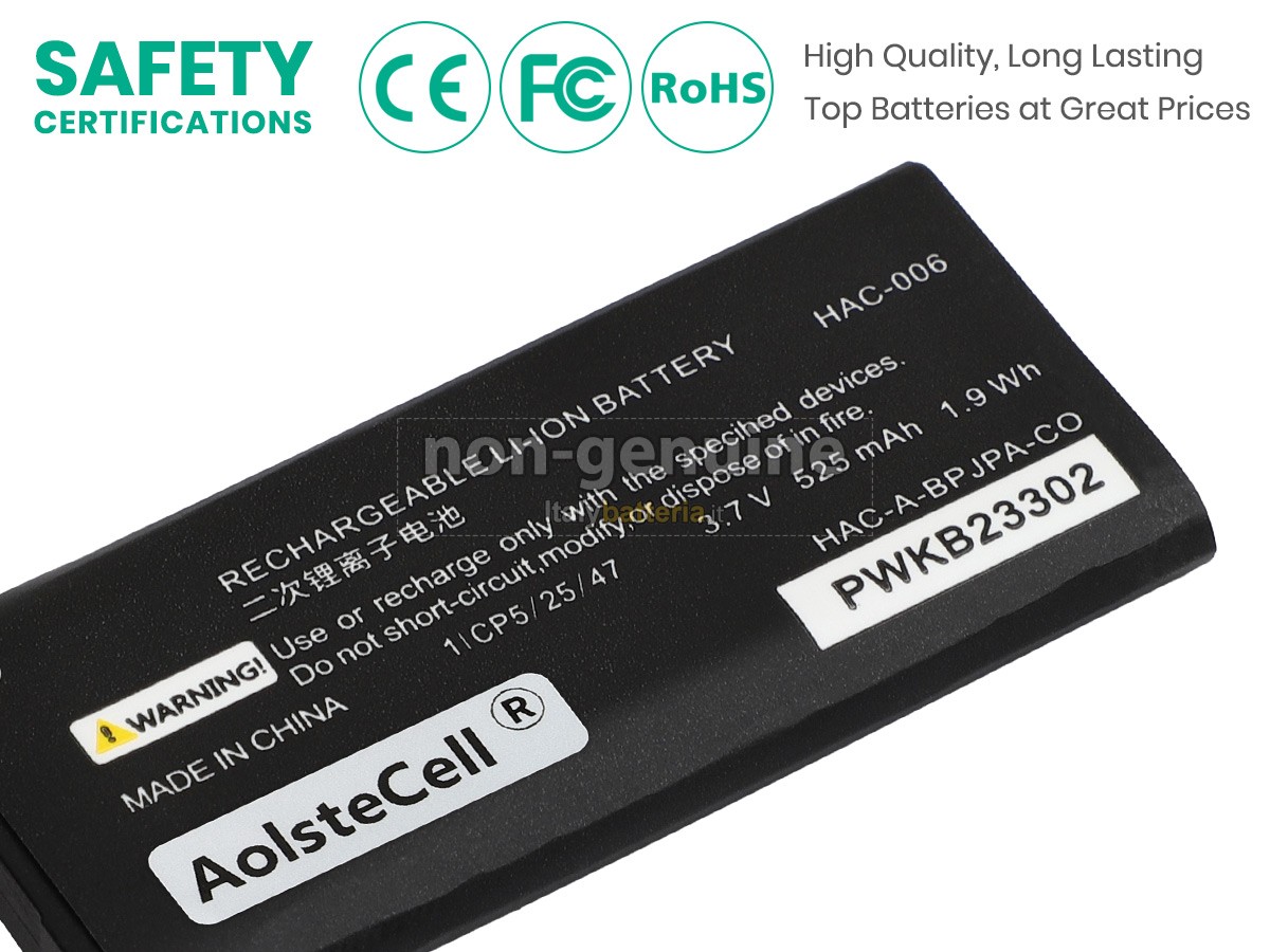 Batteria per Nintendo HAC-006