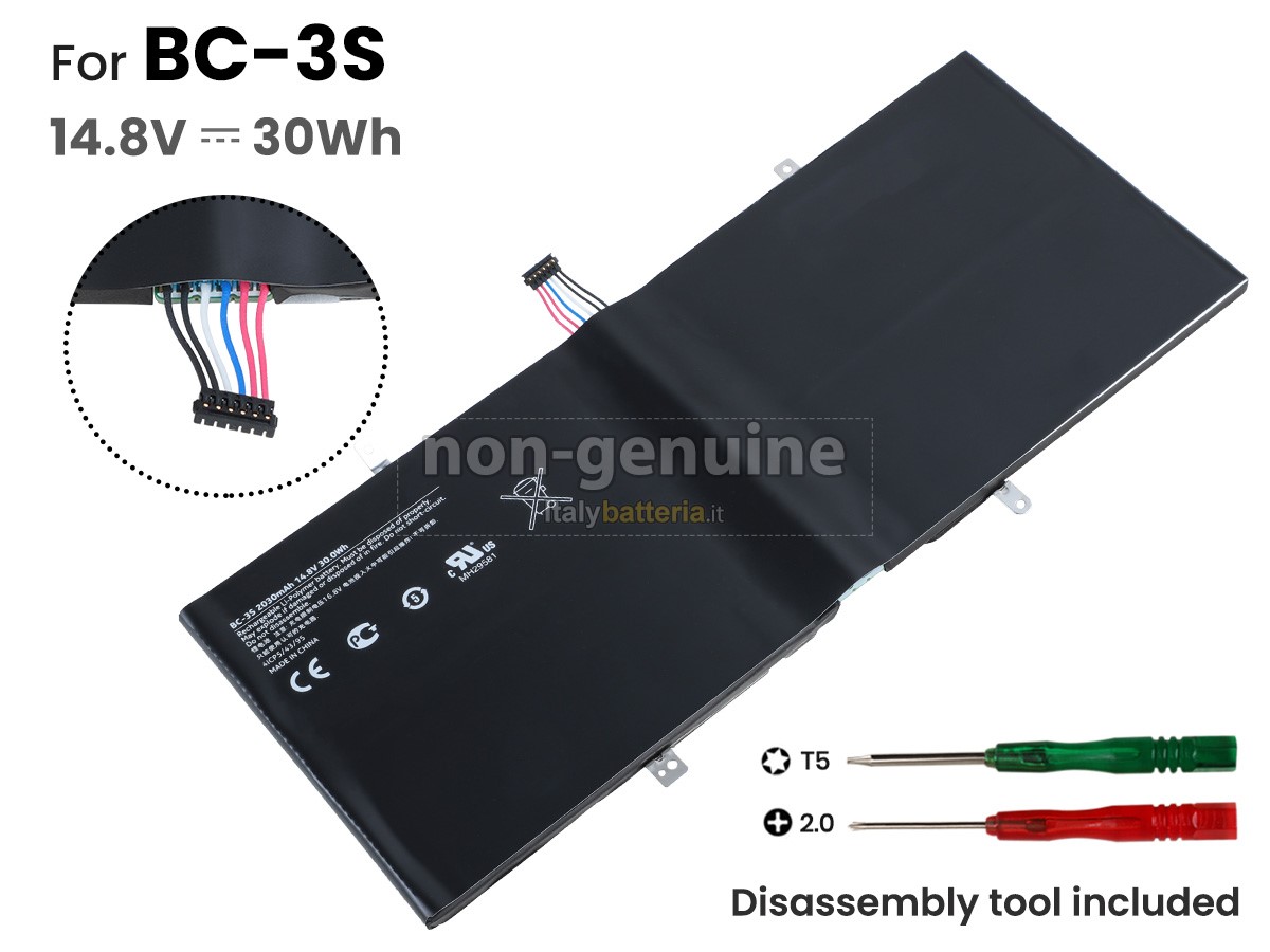 Batteria per portatile Nokia BC-3S