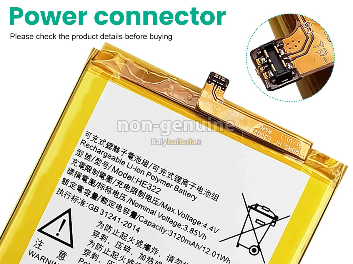Batteria Nokia HE322