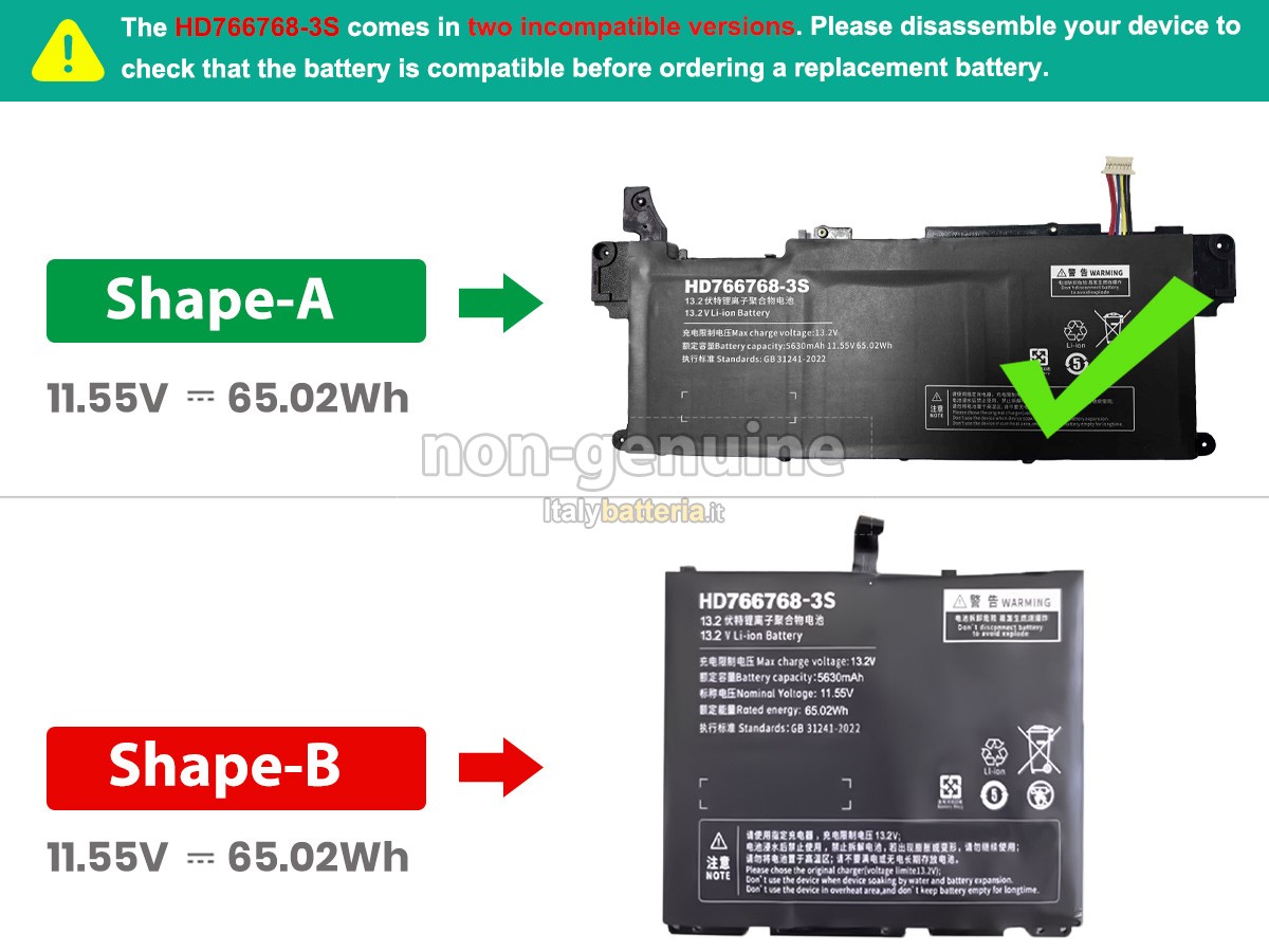 Batteria per One Mix ONEXPLAYER X1