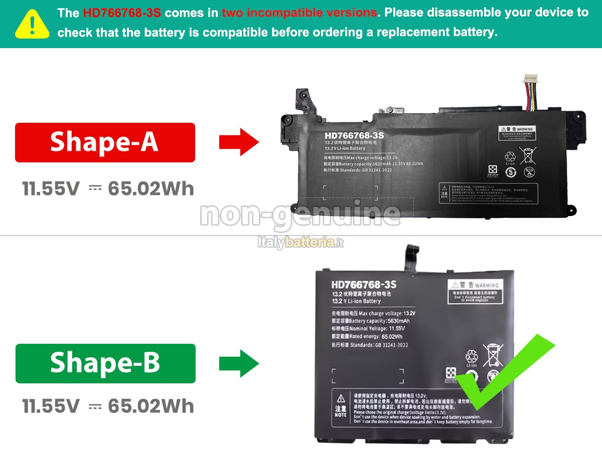 Batteria per One Mix ONEXPLAYER X1