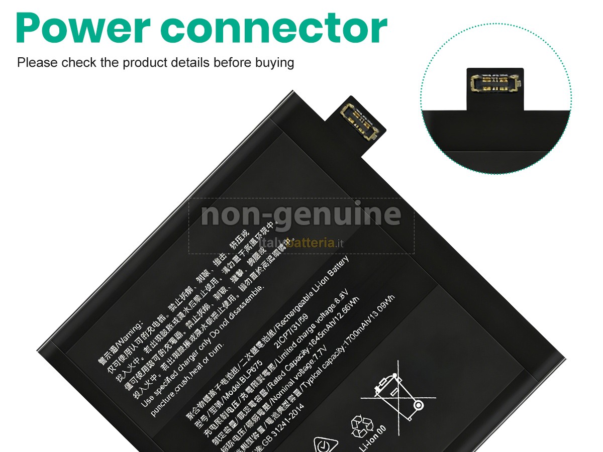 Batteria per Oppo FIND X