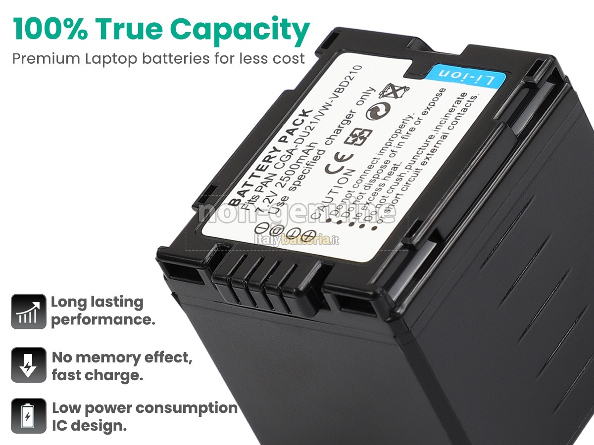 Batteria per Panasonic SDR-H250EG-S