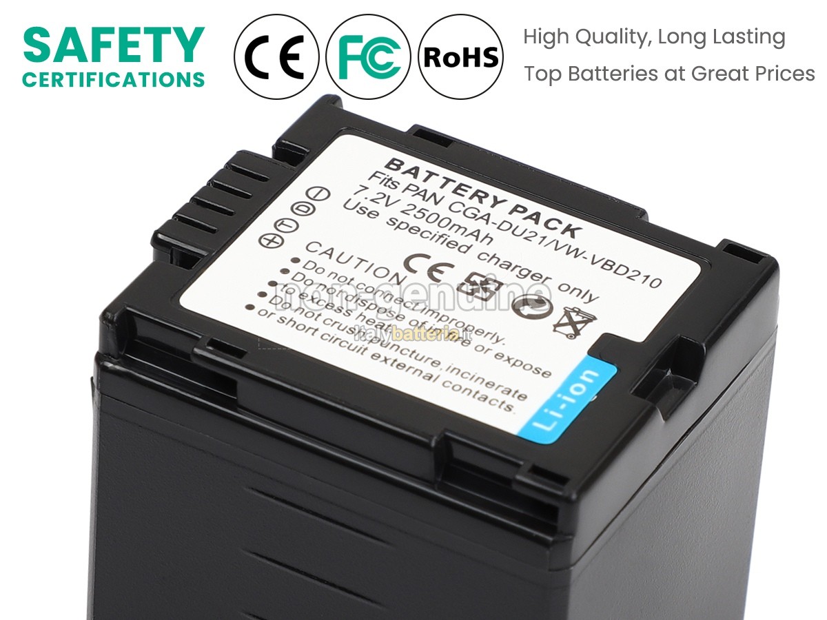 Batteria per Panasonic SDR-H250EG-S