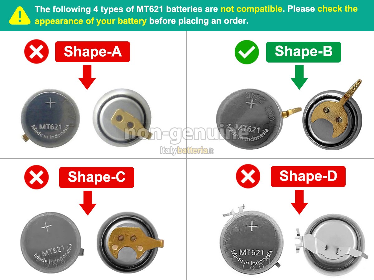 Batteria Panasonic MT621-295-5100-T1