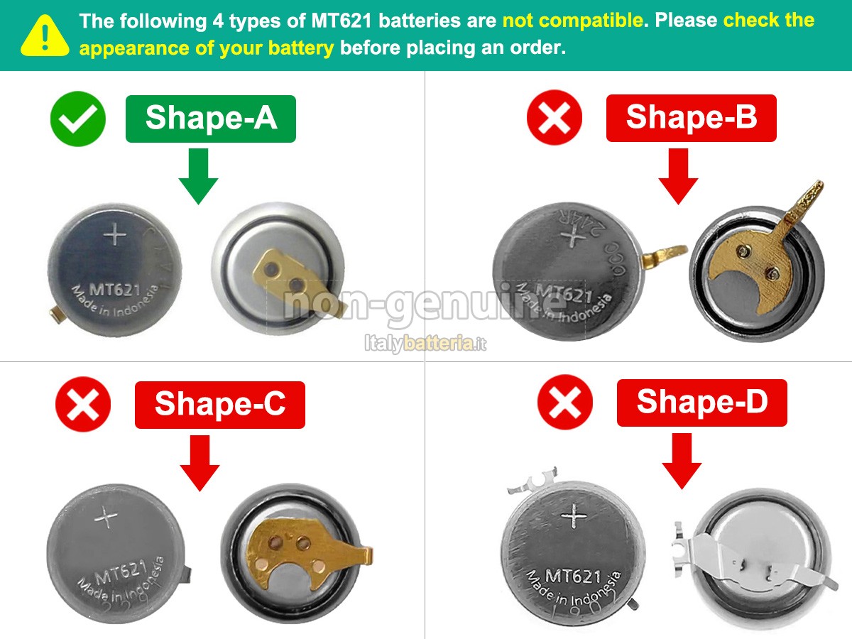 Batteria Panasonic MT621-295-5100-T1