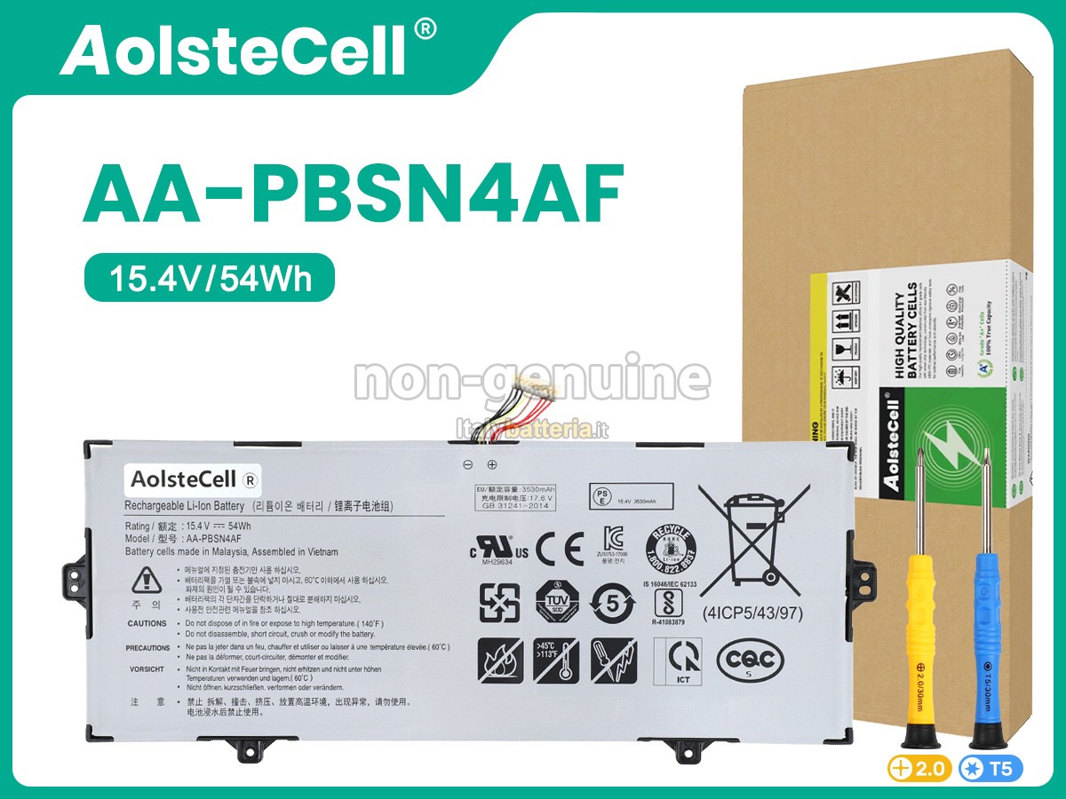 Batteria per Samsung NOTEBook 9 PEN