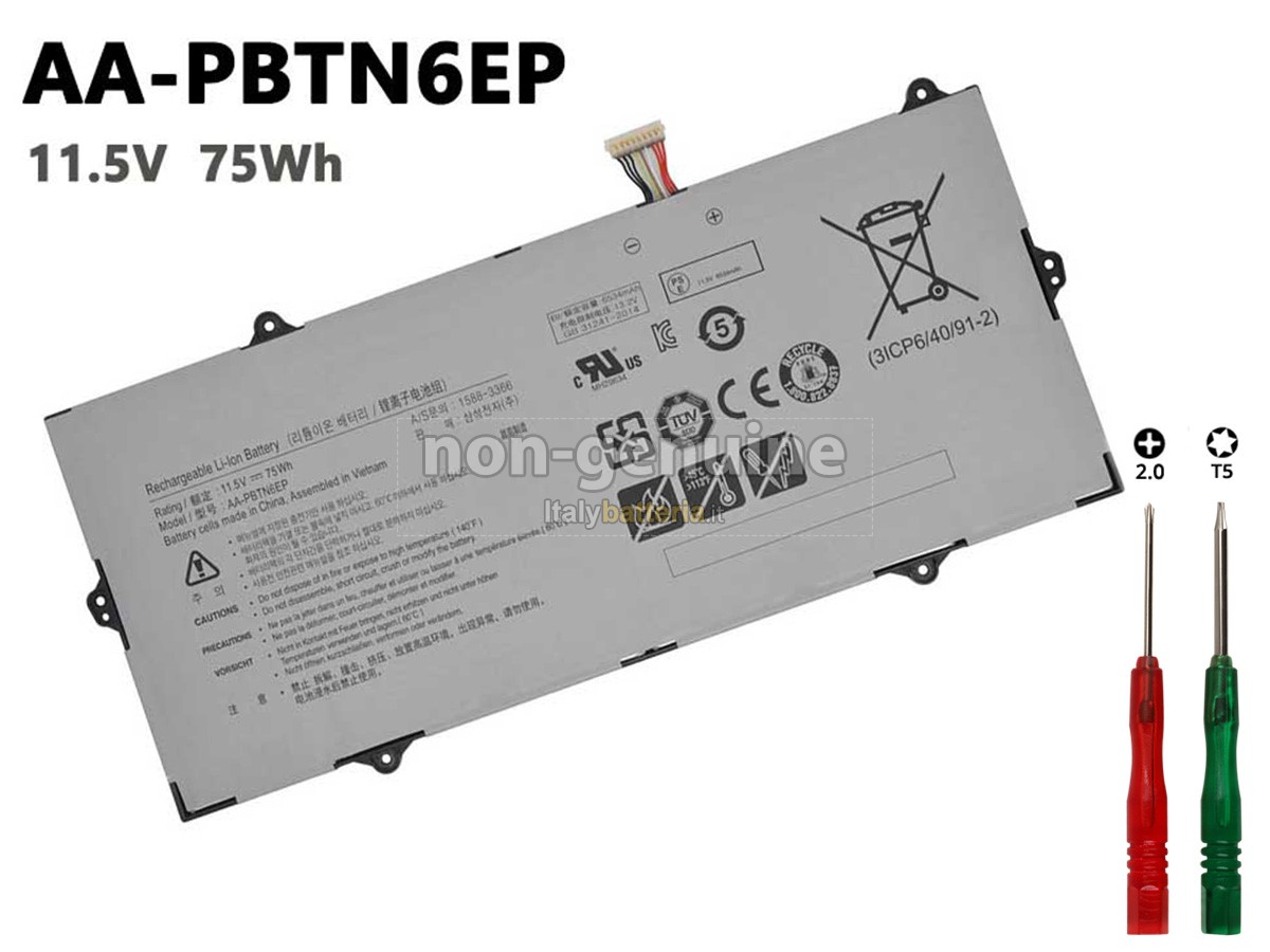 Batteria per portatile Samsung NP950XBEE