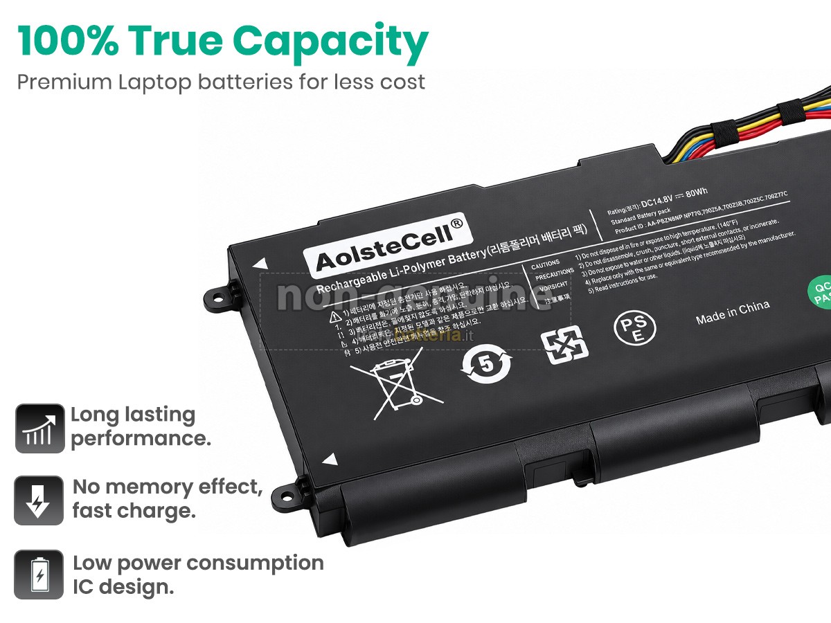 Batteria Samsung NP770Z7E