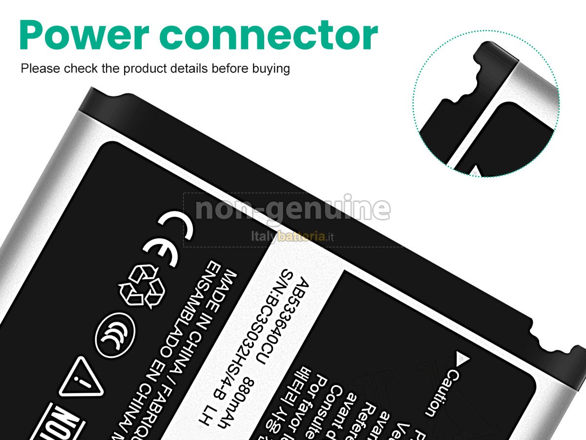 Batteria per Samsung AB533640CU