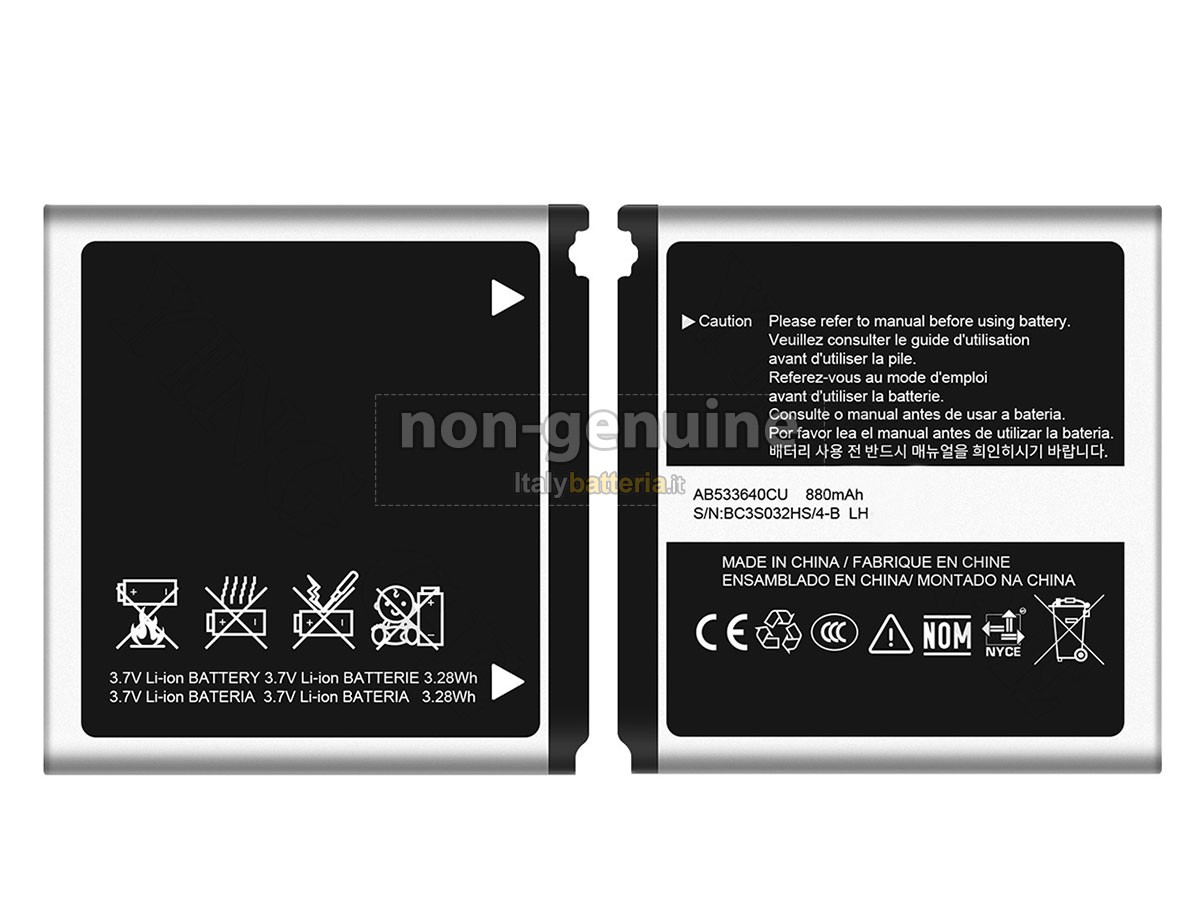 Batteria per Samsung AB533640CU