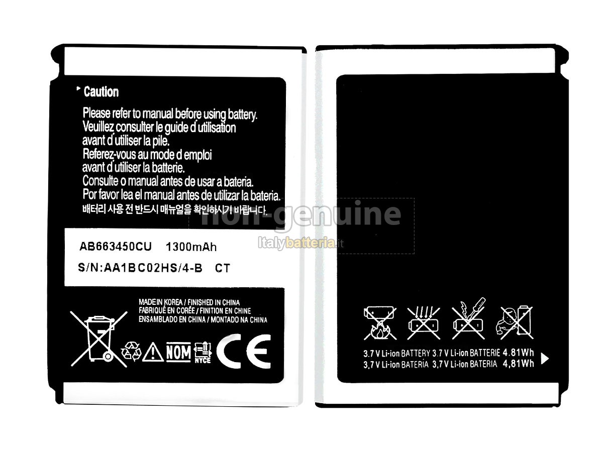 Batteria per Samsung 1907