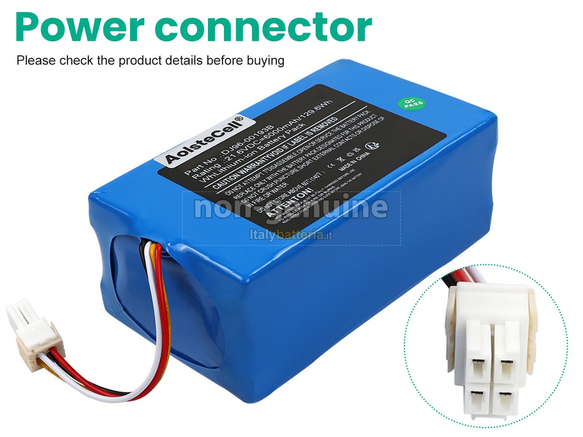 Batteria per Samsung VR 2AM 7090 WD