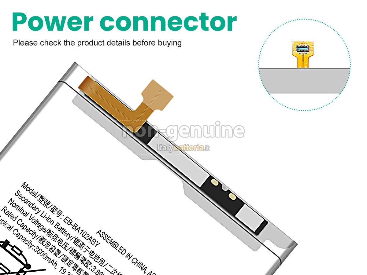 Batteria per Samsung EB-BA102ABY