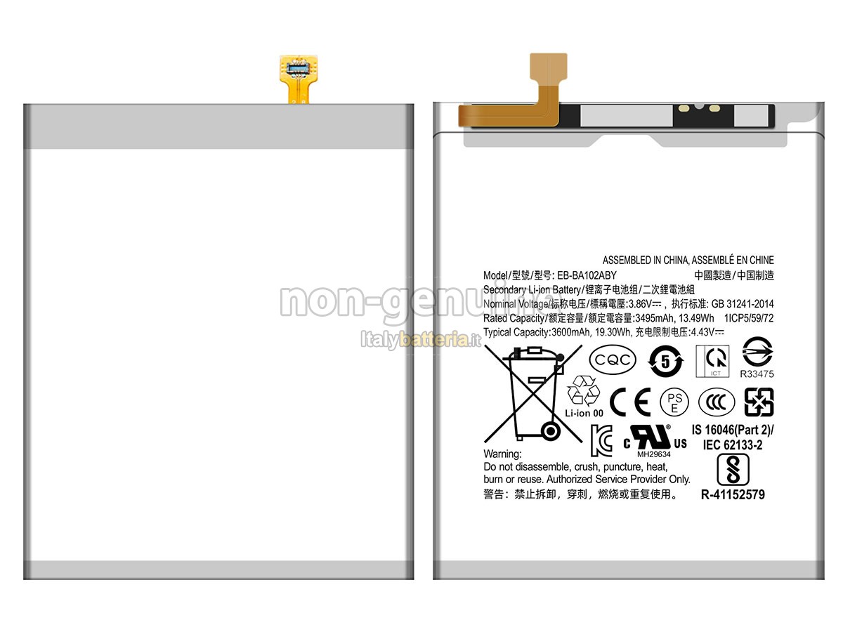 Batteria per Samsung EB-BA102ABY