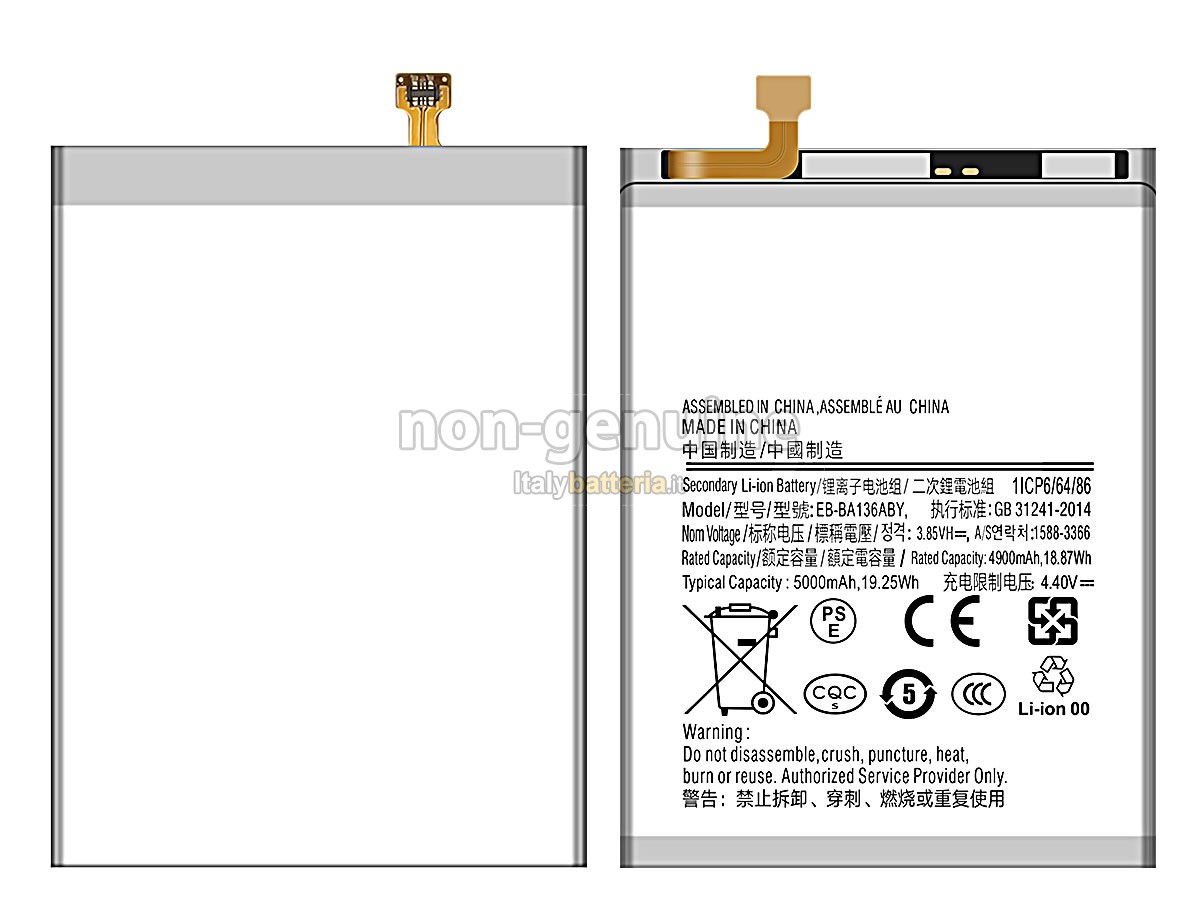 Batteria per Samsung EB-BA136ABY