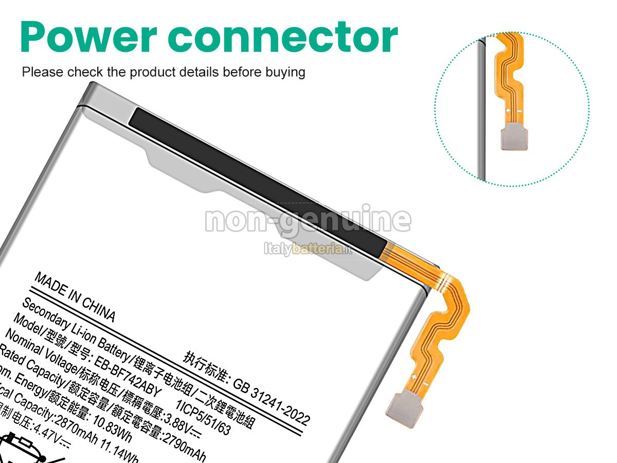 Batteria per Samsung Z FLIP 6