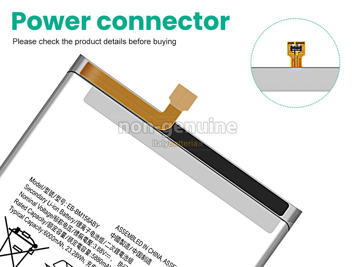 Batteria per Samsung GALAXY M35 5G