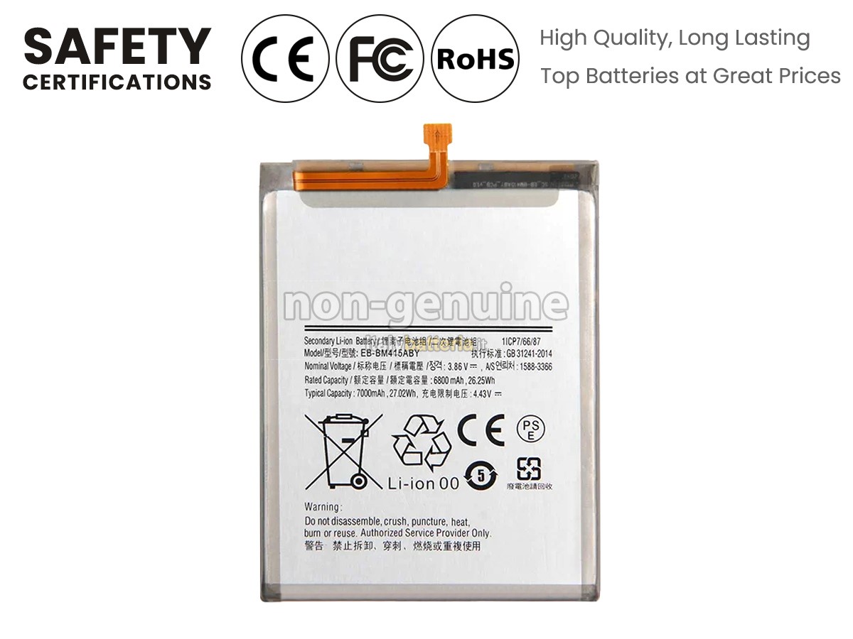 Batteria per portatile Samsung GALAXY M515F