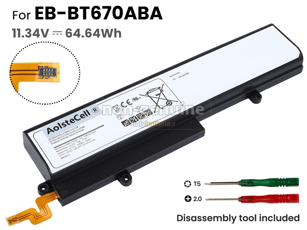 Batteria per portatile Samsung SM-T670 TABLET