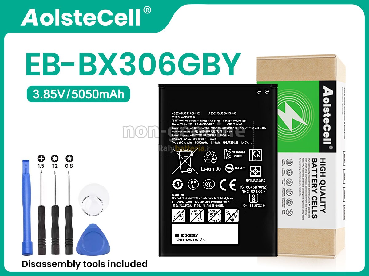 Batteria per Samsung EB-BX306GBY
