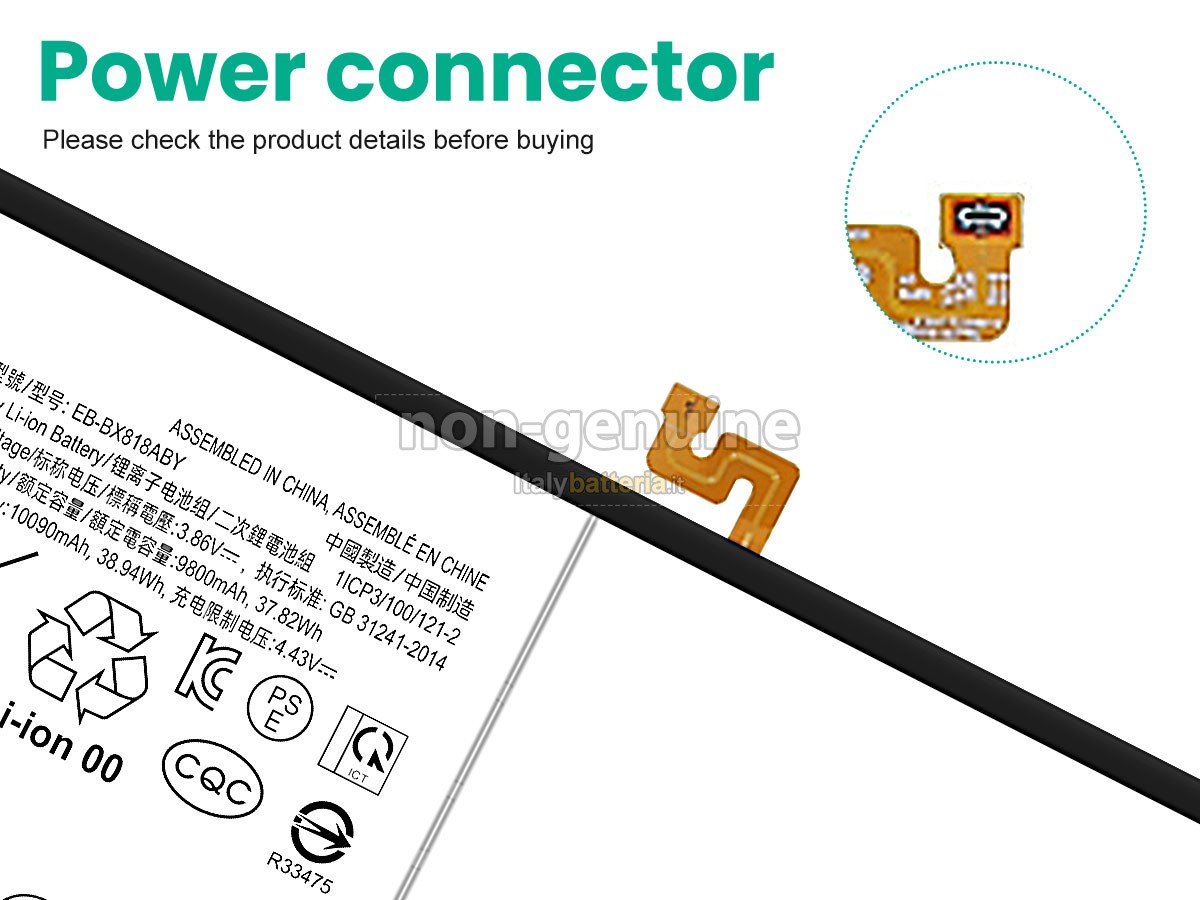 Batteria per Samsung EB-BX818ABY