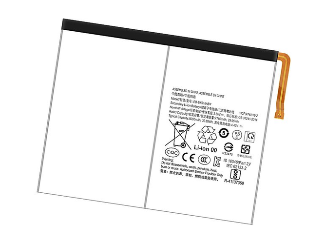 Samsung Tab S9 FE 2023 X510 batteria