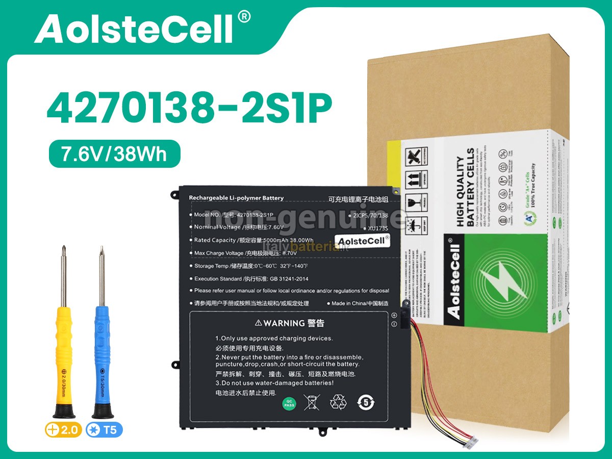 Batteria per Sgin 4270138-2S1P