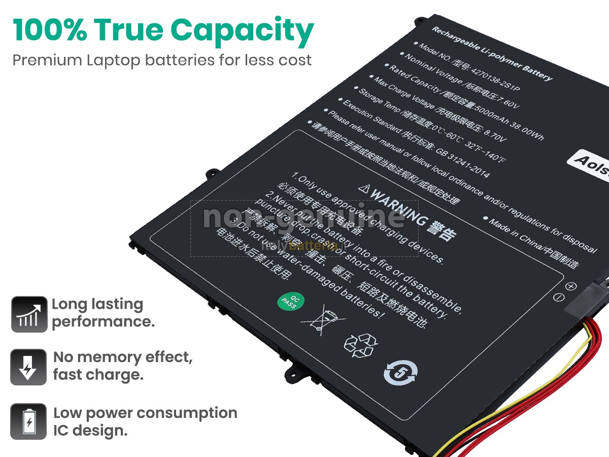 Batteria per Sgin 4270138-2S1P