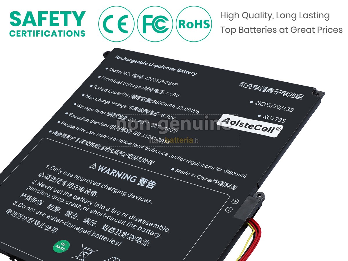 Batteria per Sgin 4270138-2S1P