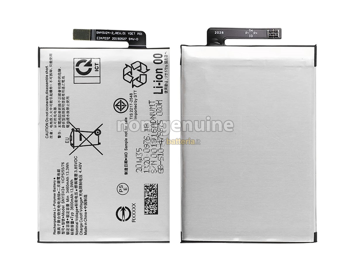 Batteria per portatile Sony XPERIA 10 II