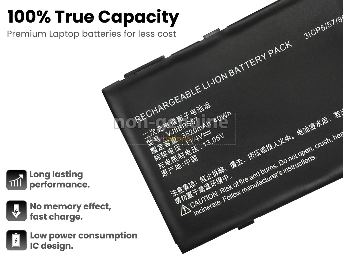 Batteria per portatile Sony VJ8BPS57