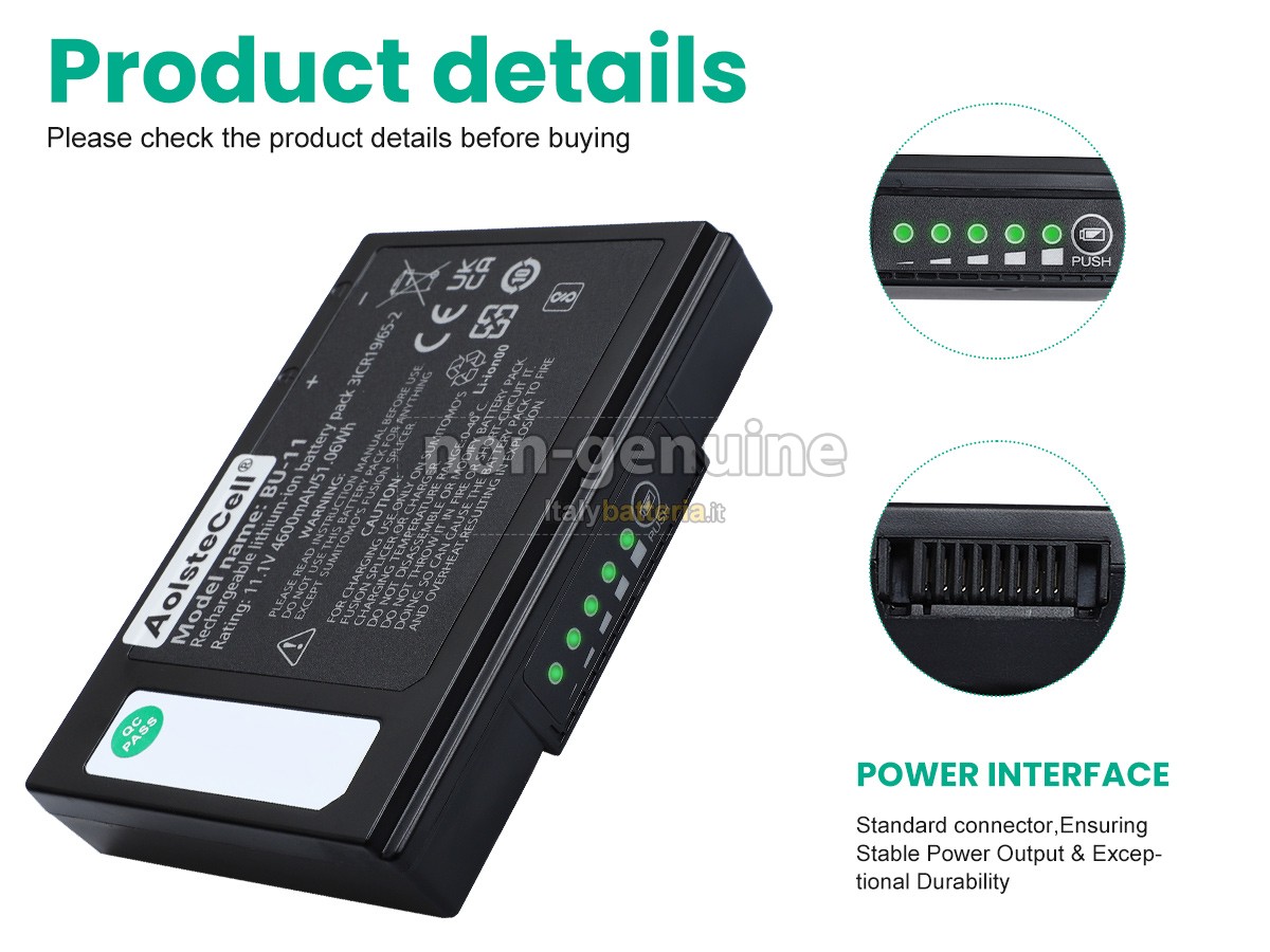 Batteria per Sumitomo BU-11