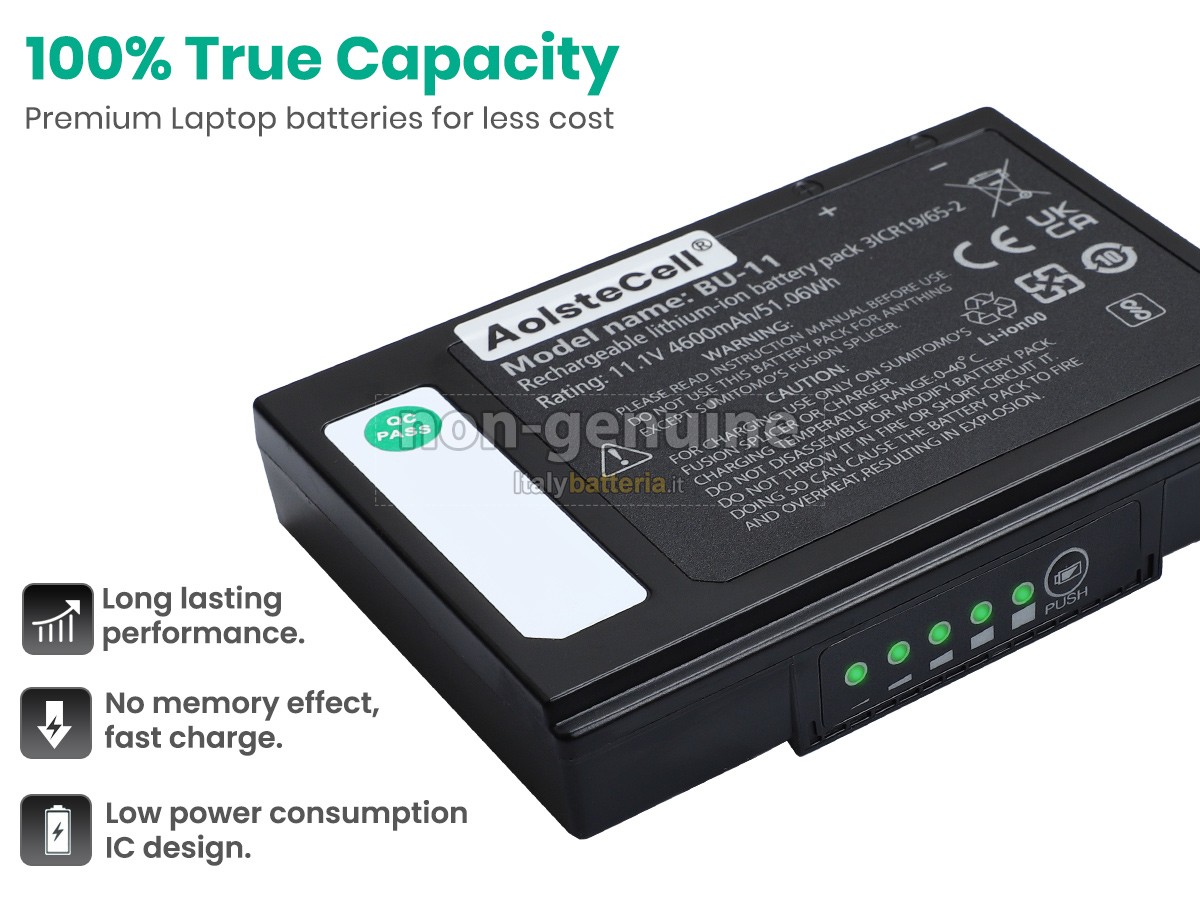 Batteria per Sumitomo BU-11