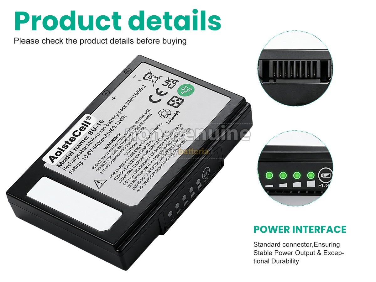 Batteria Sumitomo Q102-CA+