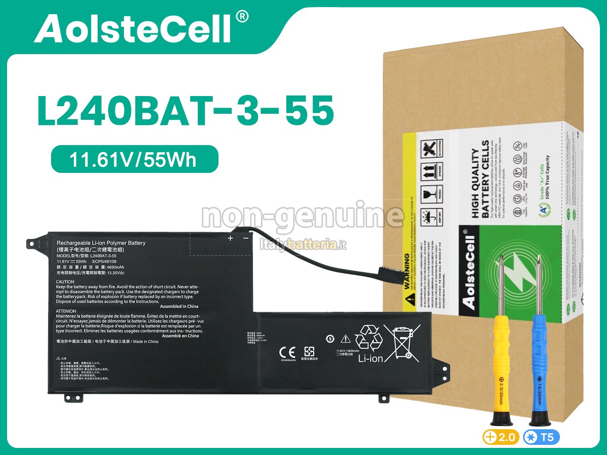 Batteria per SYSTEM76 L240BAT-3-55