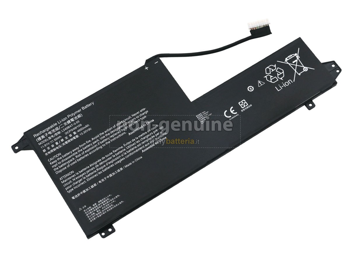 Batteria per SYSTEM76 L240BAT-3-55