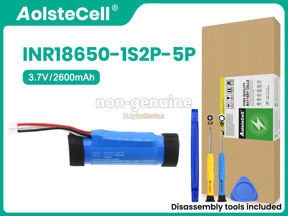 Batteria per Teufel INR18650-1S2P-5P
