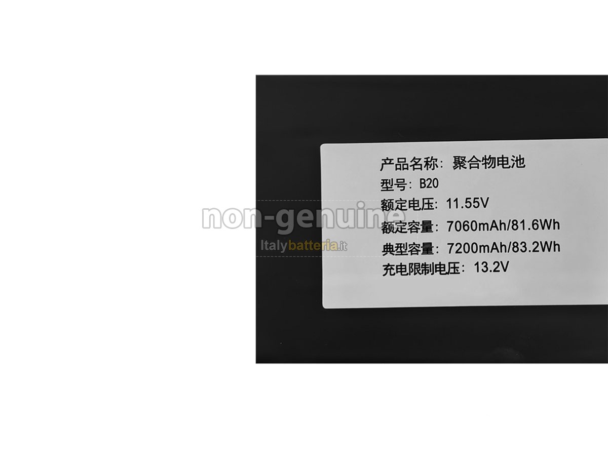Batteria per TongfangPC B20