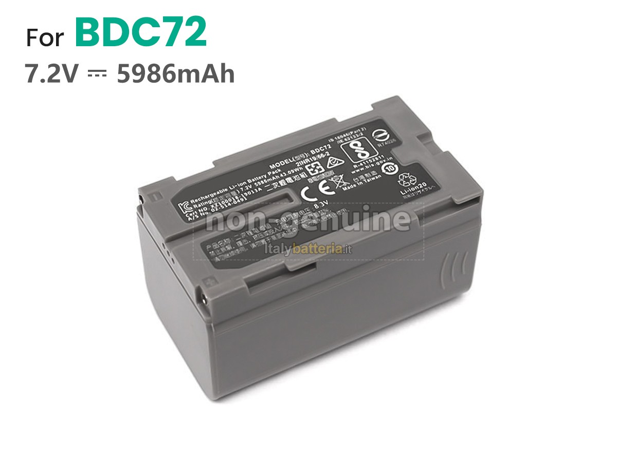 Batteria per Topcon BDC72