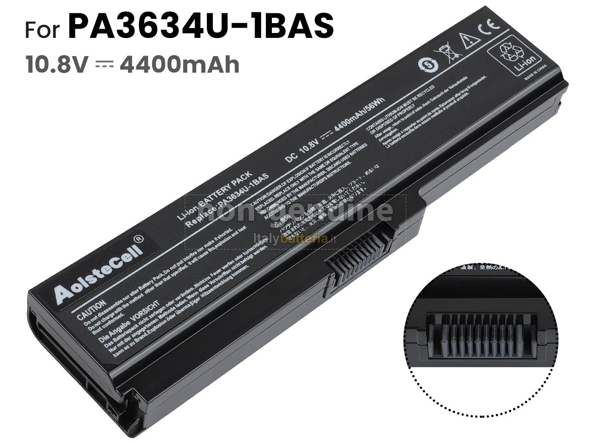 Batteria per portatile Toshiba Satellite U500-1F0