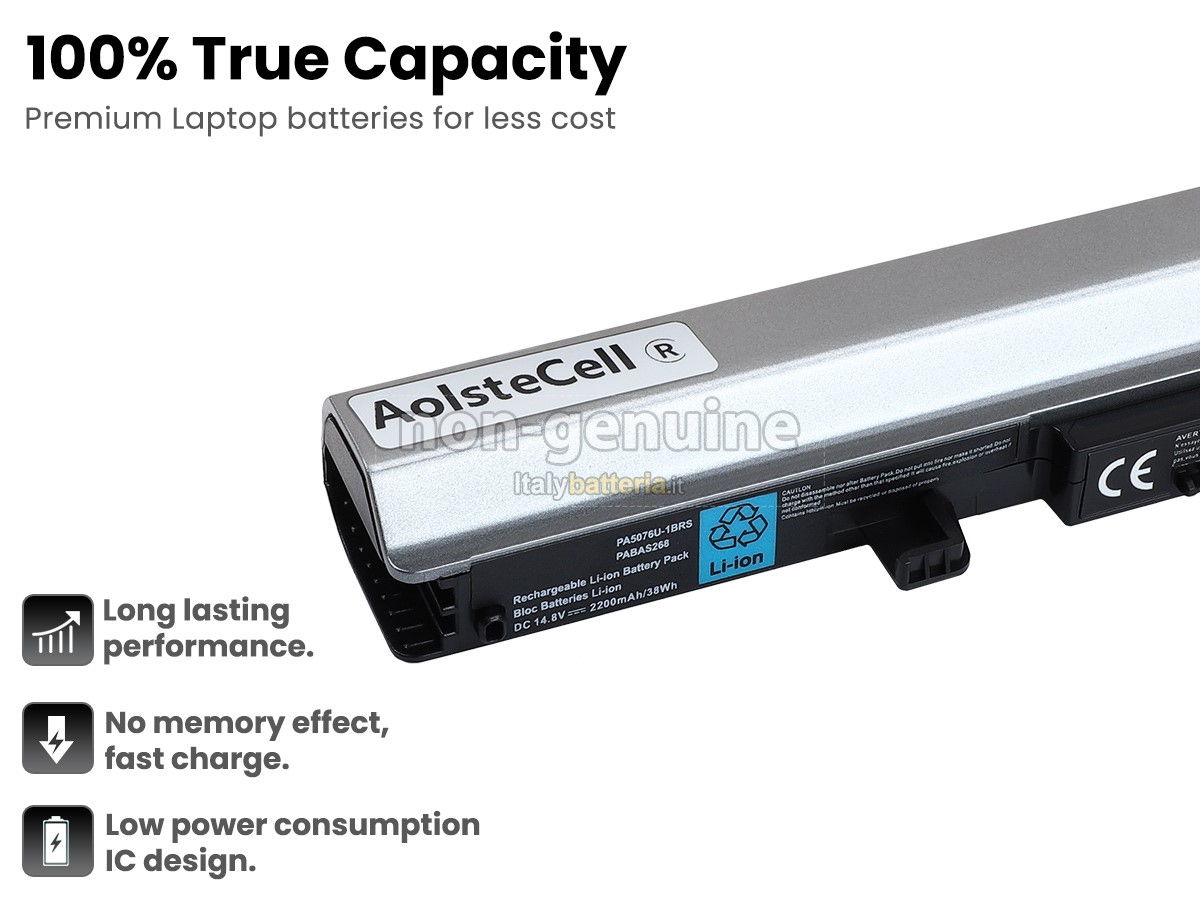 Batteria per portatile Toshiba Satellite U940-10P