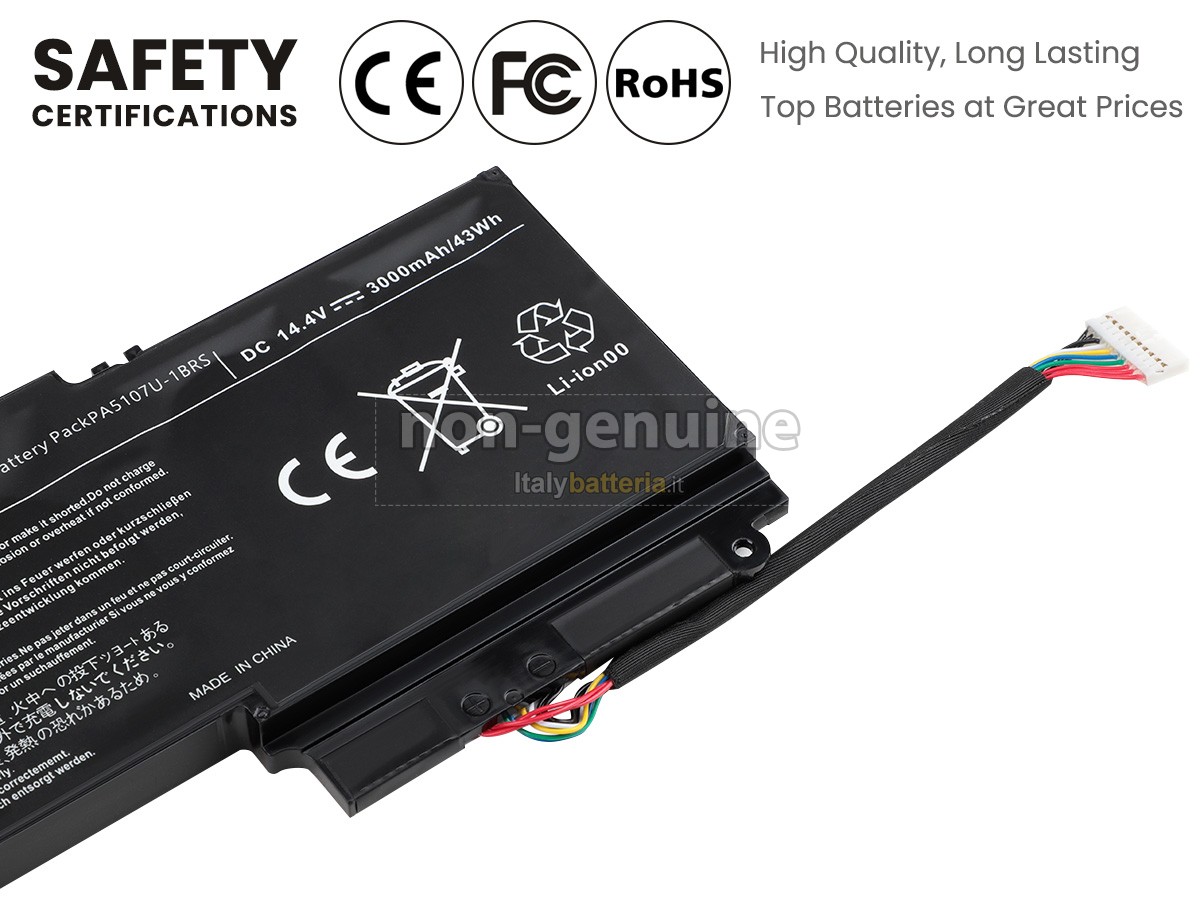 Batteria per portatile Toshiba Satellite P55-A53