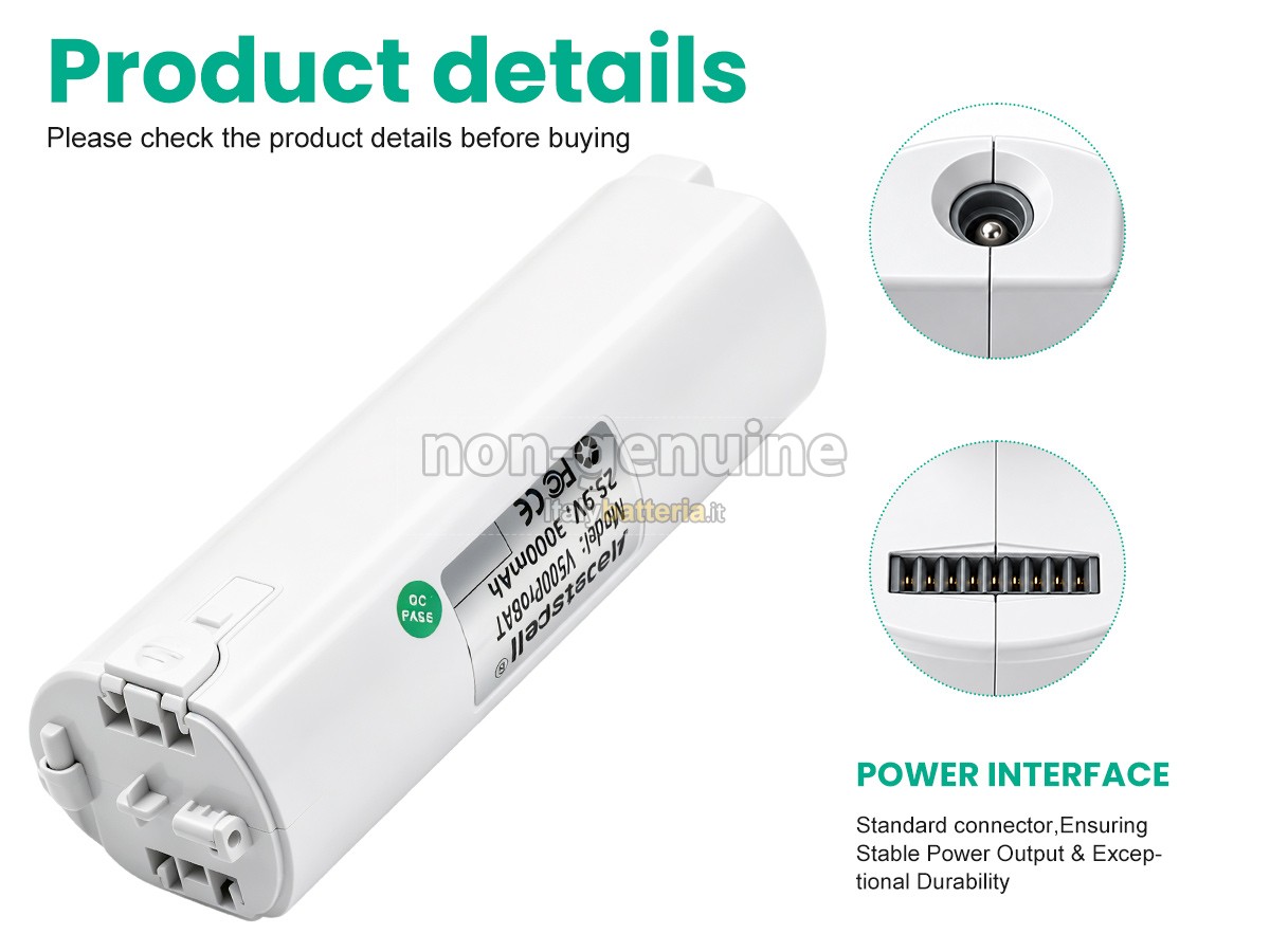 Batteria UWANT V500PROBAT