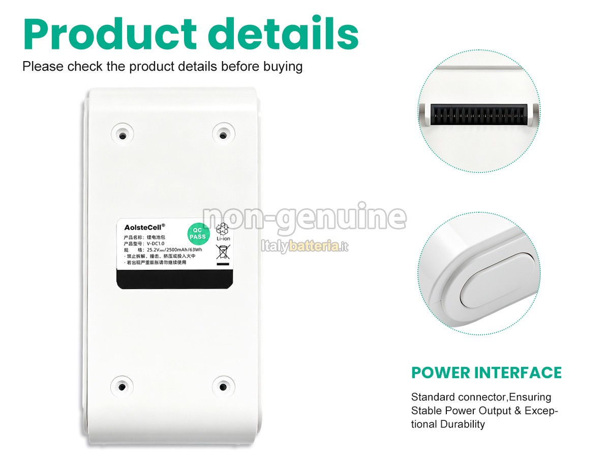 Batteria UWANT V-DC1.0