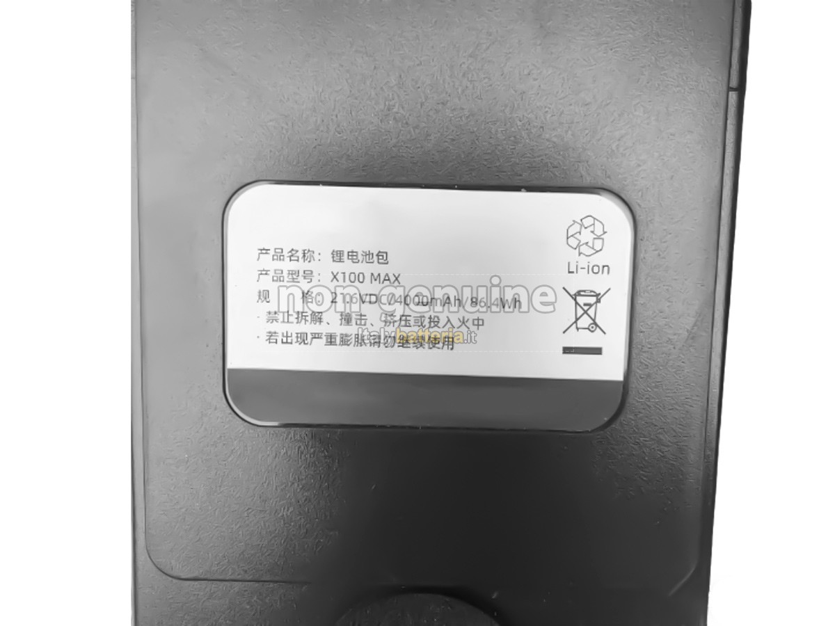 Batteria per UWANT X100 MAX