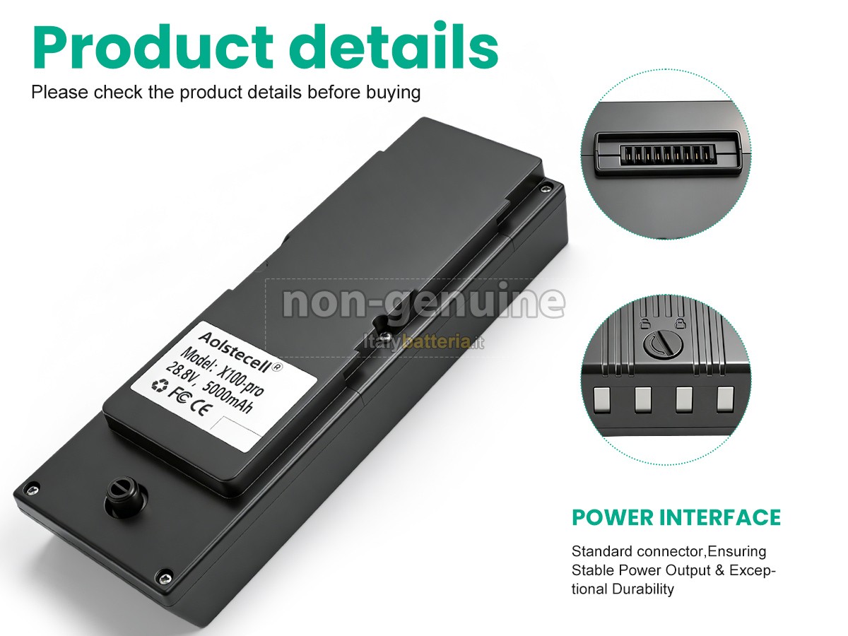 Batteria per UWANT X100S