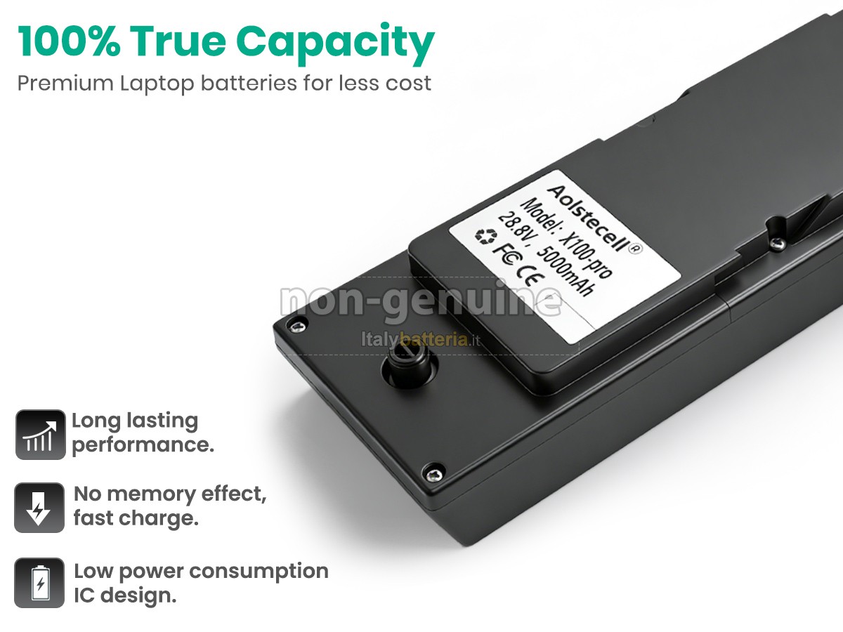 Batteria per UWANT X100S
