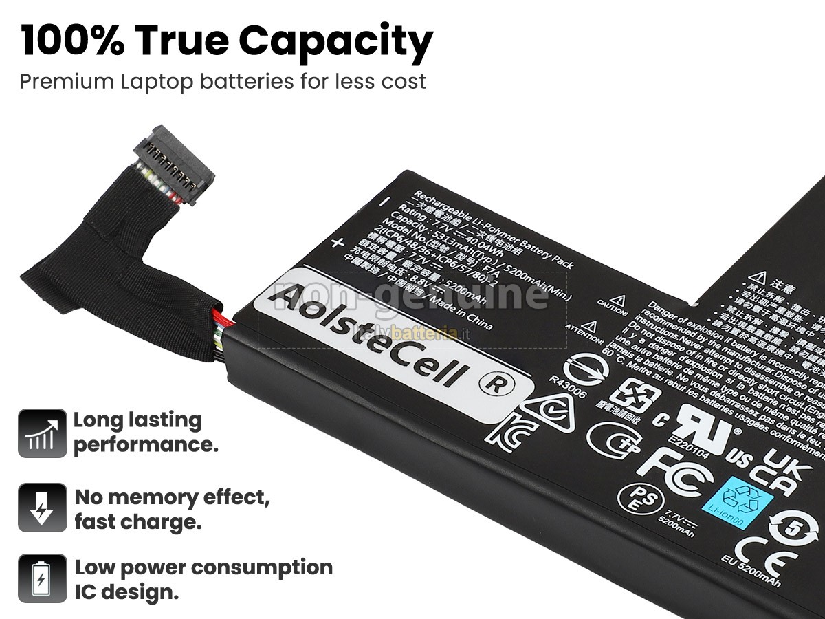 Batteria per Valve AHA42227034