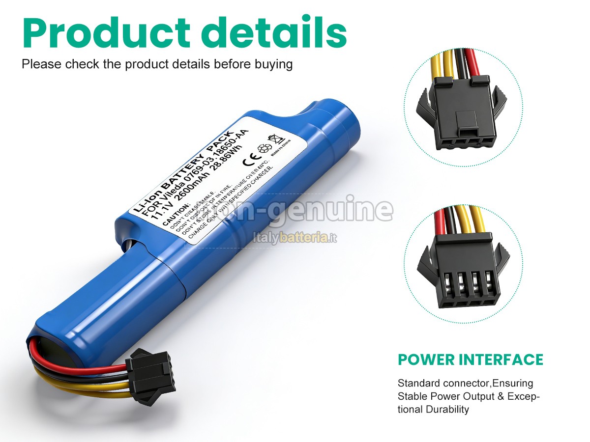 Batteria per Vileda VR ONE